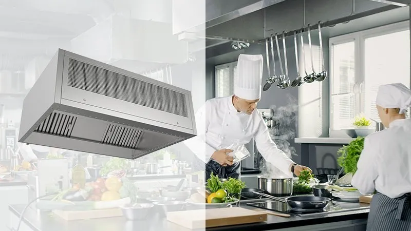 KHI - Professional induction kitchen hood For professional use