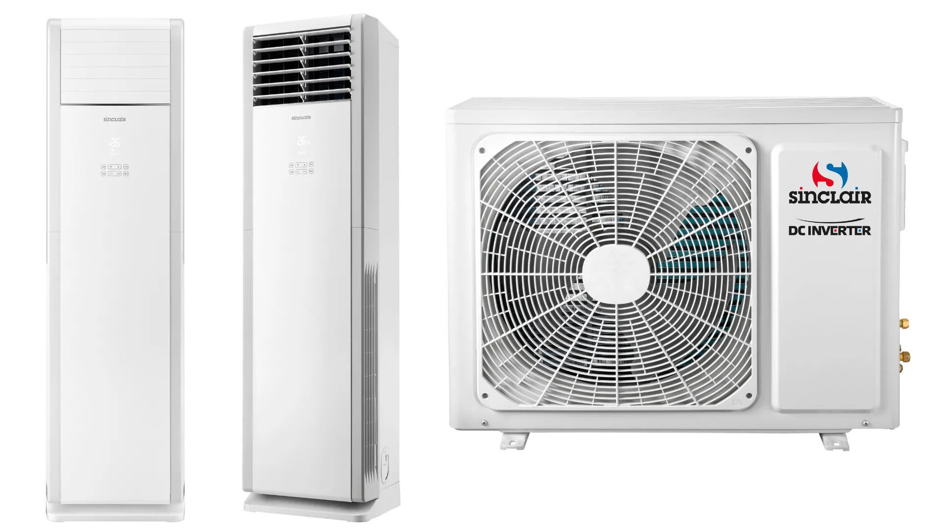 Tower - column air conditioners for areas ​​up to 85 sq. m Suitable for restaurants, meeting rooms, salons