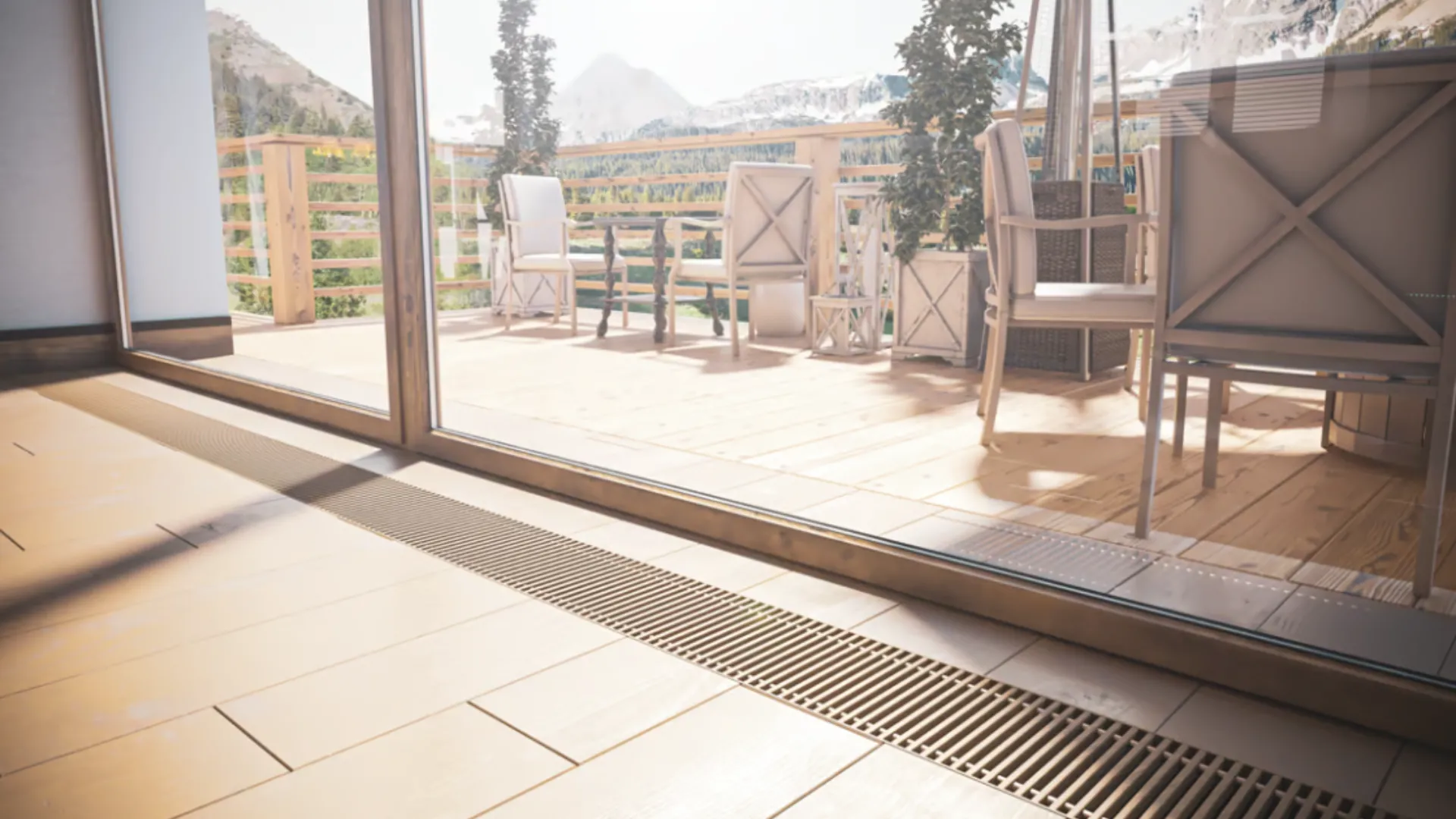 TRENCH FAN COIL FCH - Fan coil unit for floor installation 2 and 4 pipes version fan coil