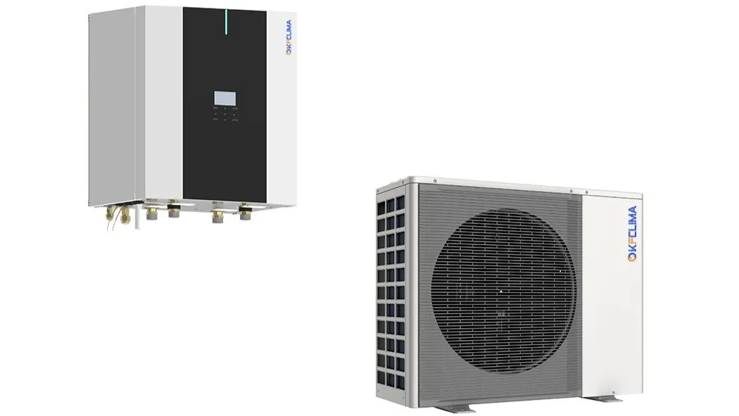 Compact split heat pump Nimbus, high efficiency For heating, cooling and DHW