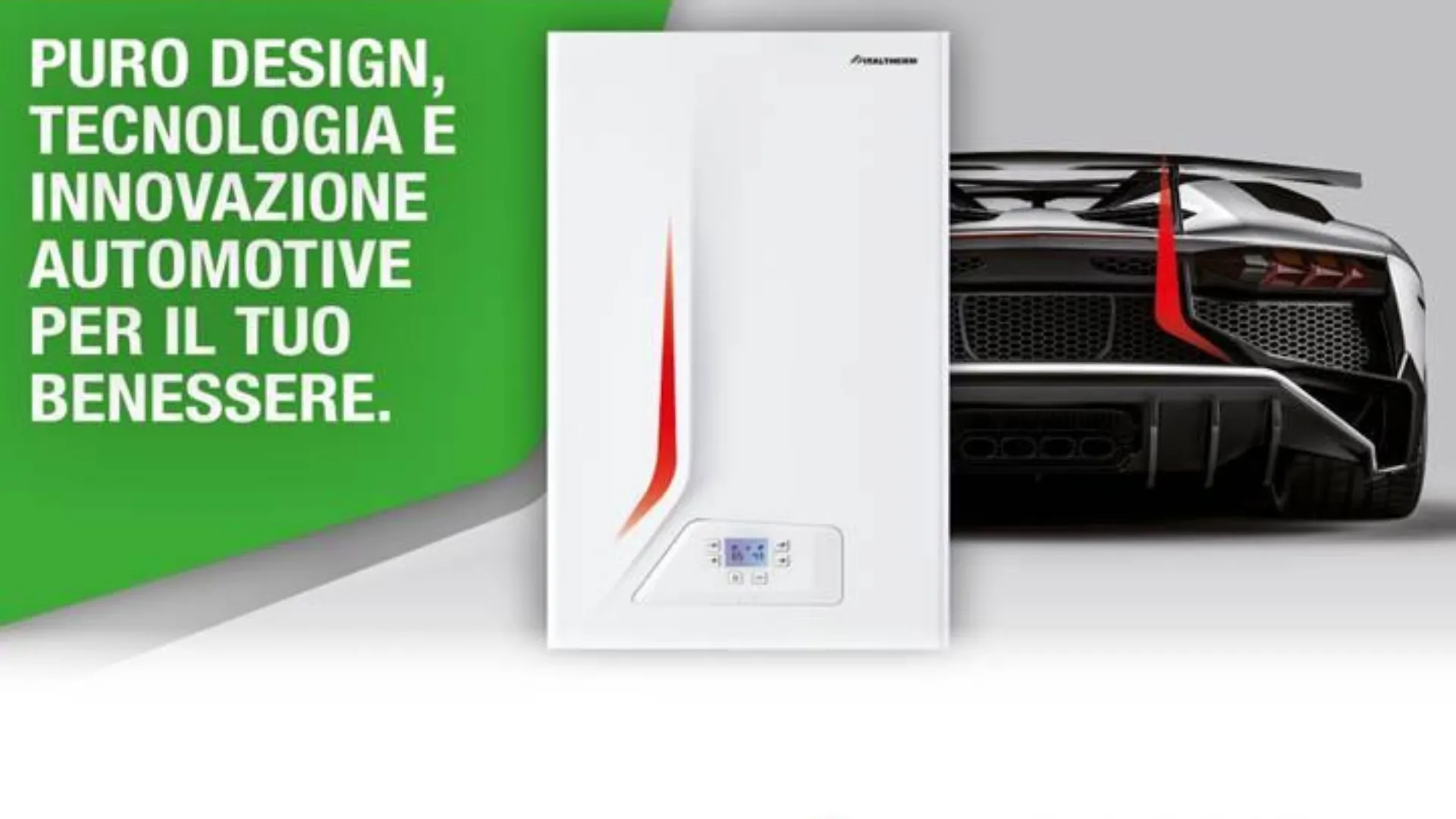 City Class - Condensing gas boiler with modulation ratio 1:10 More efficiency and design from Giugiaro